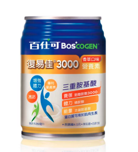 百仕可復易佳3000營養素1箱(250ml*24入)(香草口味)